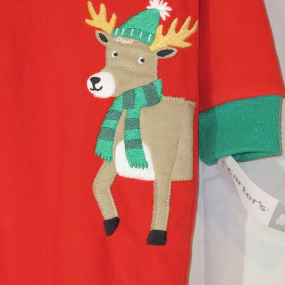 carter's 18 month christmas sleeper pajamas - Picture 3 of 5